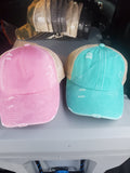 Criss Cross Ponytail Hats