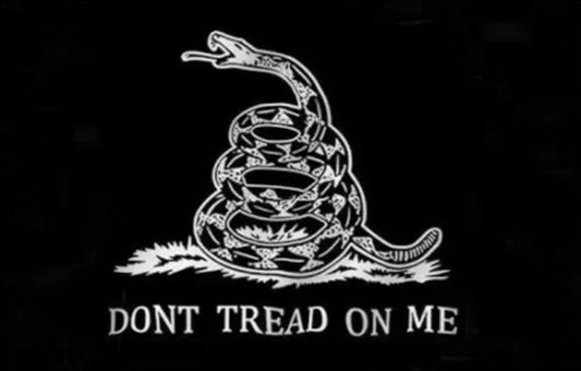 DONT TREAD ON ME BLACK