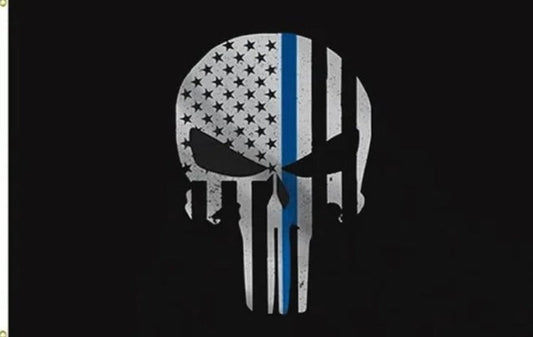 PREDITOR SKULL BLUE LINE