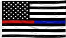 RED/BLUE LINE FLAG